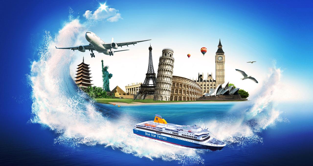 Travel abstract background with transport and nature. Trip backdrop ... Travel insurance